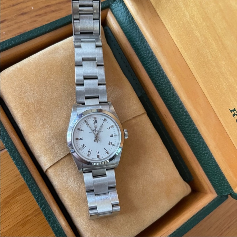 Rolex Silver Timepiece with White Face - Picture 4 of 13